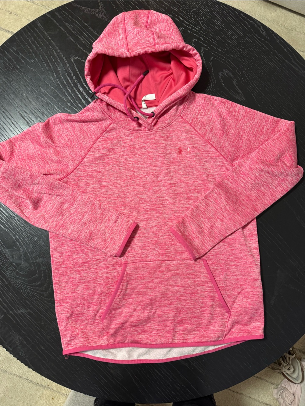 Under Armour Pink Heathered Athletic Hoodie